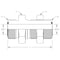 World Wide Fittings Male Flat Face O-Ring Bulkhead to Male Flat Face O-Ring Straight Union - With Locknu 4325X04X04LN - alternate 2